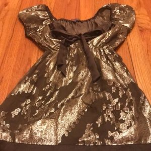 Hale Bob gold lace top